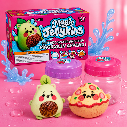 Magic Stuffys™ - Surprise Water-Reveal Squishy Plush Characters
