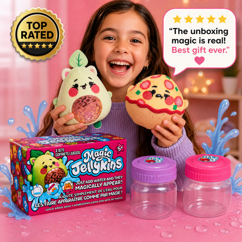 Magic Stuffys™ - Surprise Water-Reveal Squishy Plush Characters