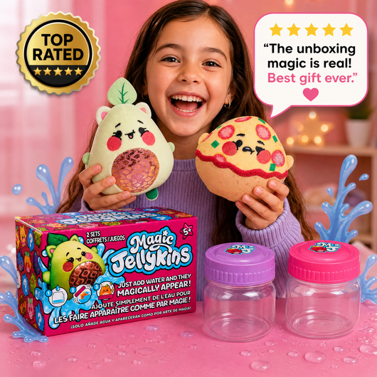 Magic Jellykins™ - Surprise Water-Reveal Squishy Plush Characters
