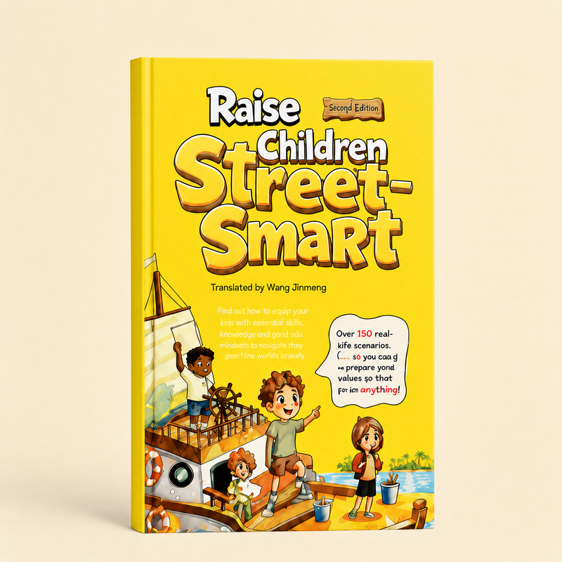 Raise Children Street-Smart comic book studio shot